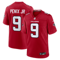 Men's Nike Atlanta Falcons Michael Penix Jr. Red Game NFL Jersey