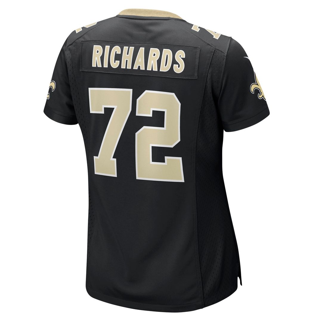 Women's Nike New Orleans Saints Asim Richards Black Team Game NFL Jersey