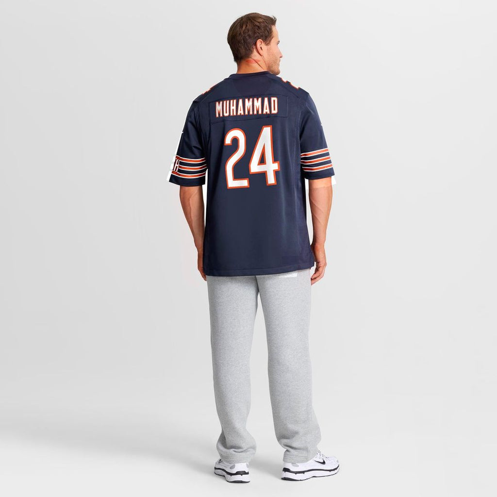 Men's Nike Chicago Bears Malik Muhammad Navy Team Game NFL Jersey