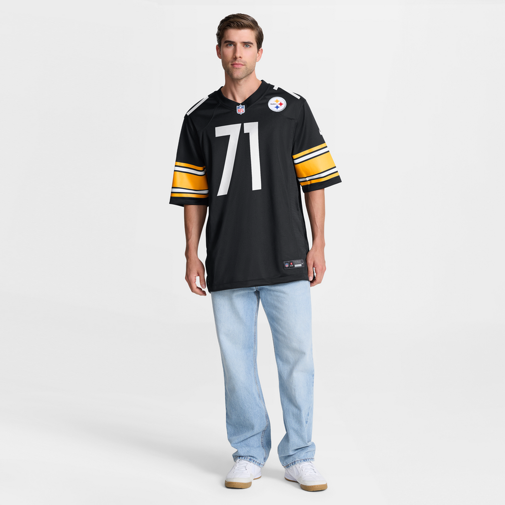 Men's Nike Pittsburgh Steelers Max Iheanachor Black 2026 NFL Draft First Round Pick No. 21 Team Game NFL Jersey