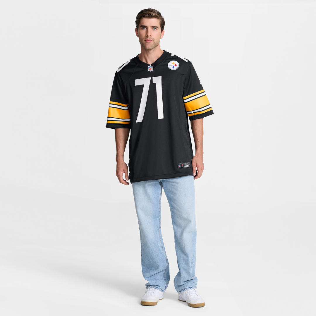 Men's Nike Pittsburgh Steelers Max Iheanachor Black 2026 NFL Draft First Round Pick No. 21 Team Game NFL Jersey