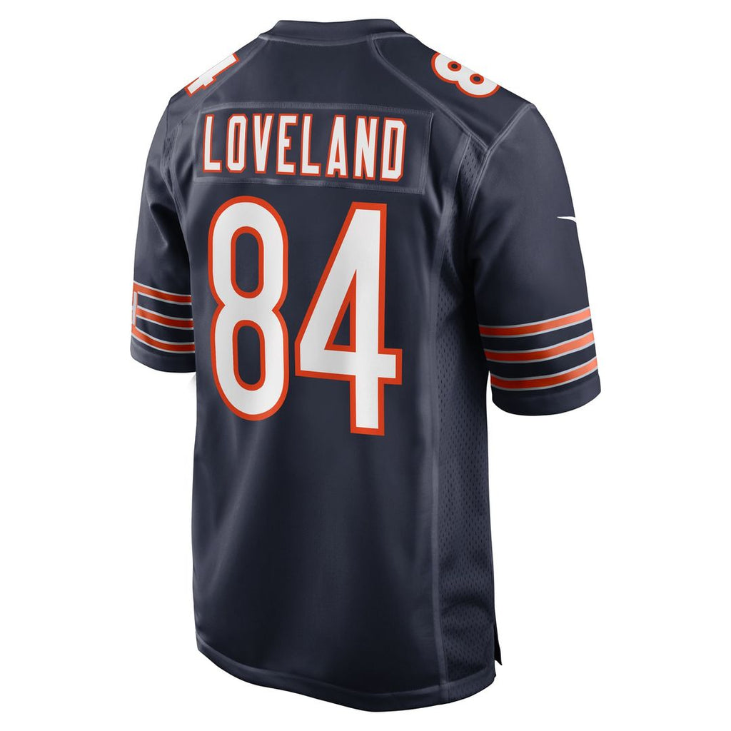 Men's Nike Chicago Bears Colston Loveland Orange Alternate Game Player NFL Jersey