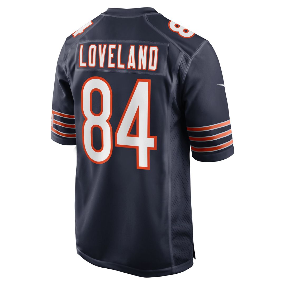 Men's Nike Chicago Bears Colston Loveland Orange Alternate Game Player NFL Jersey