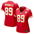 Women's Nike Kansas City Chiefs Jason Brownlee Red Team Game NFL Jersey