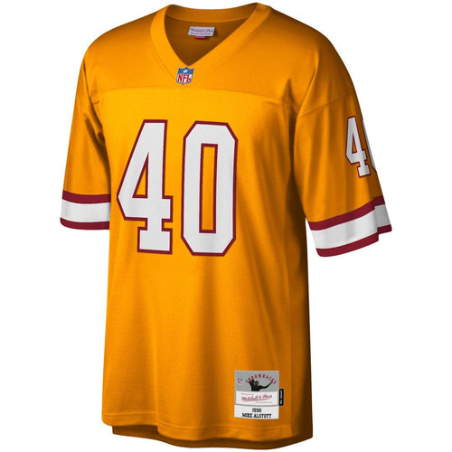 Men's Big & Tall Mitchell & Ness Tampa Bay Buccaneers Mike Alstott Orange 1996 Retired Player Replica NFL Jersey