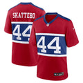 Men's Nike New York Giants Cam Skattebo Red Alternate Century Game NFL Jersey