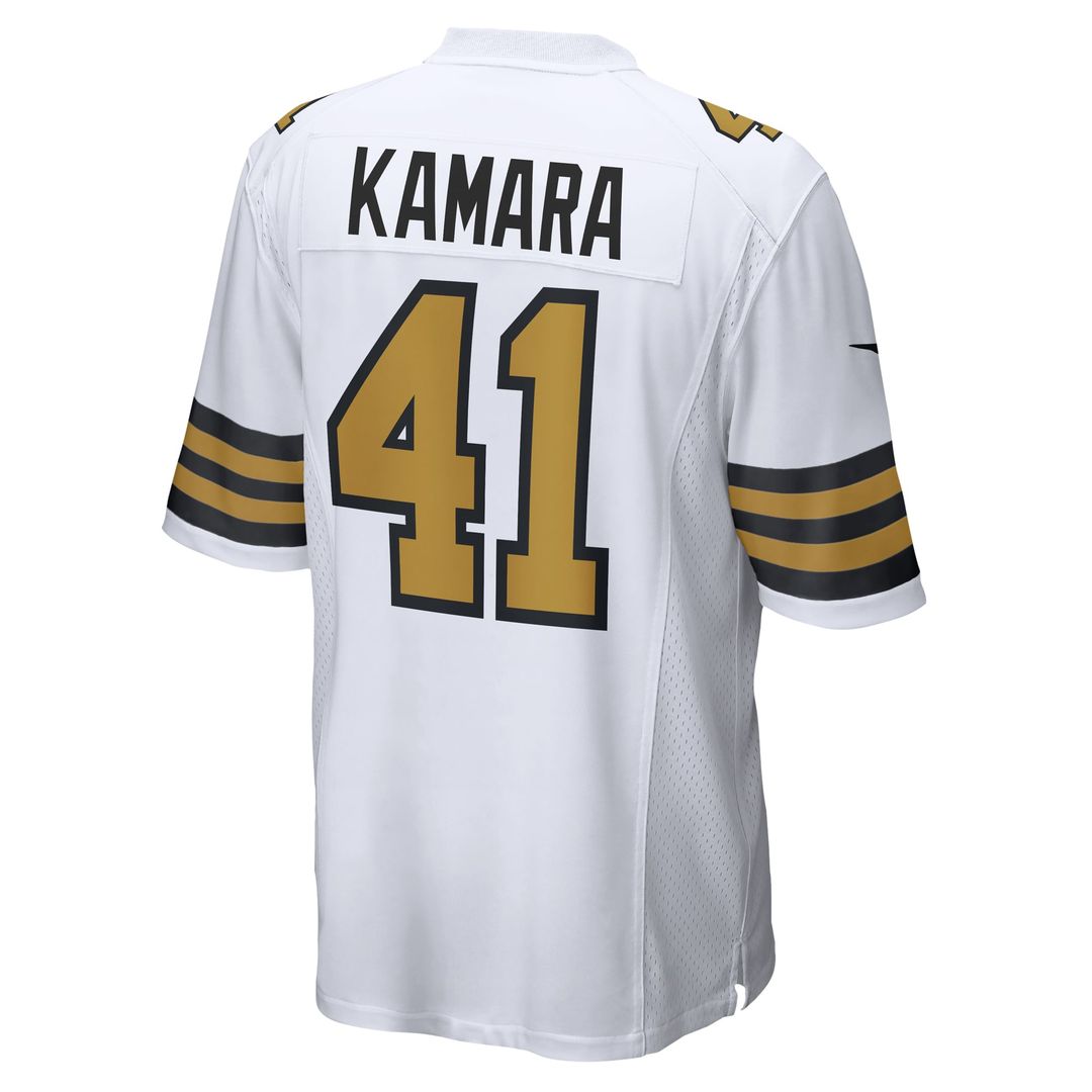 Men's Nike New Orleans Saints Alvin Kamara Black Game NFL Jersey