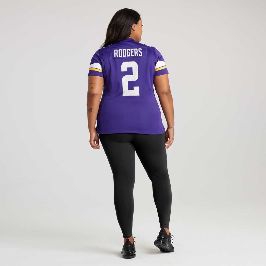Women's Nike Minnesota Vikings Isaiah Rodgers Purple Team Game NFL Jersey
