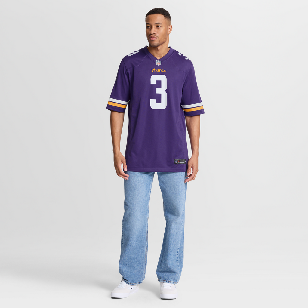 Men's Nike Minnesota Vikings Jordan Addison White Alternate Game Player NFL Jersey