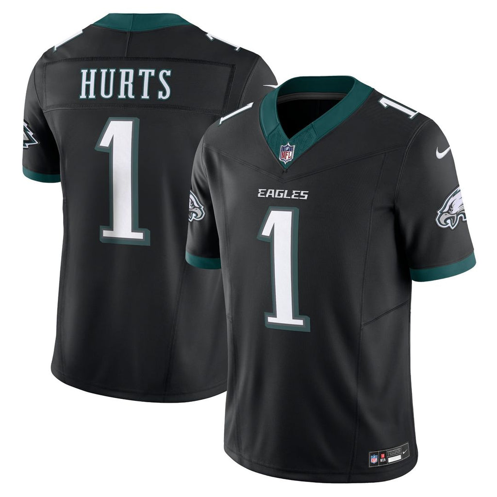 Men's Nike Philadelphia Eagles Jalen Hurts Black Alternate Vapor F.U.S.E. Limited NFL Jersey