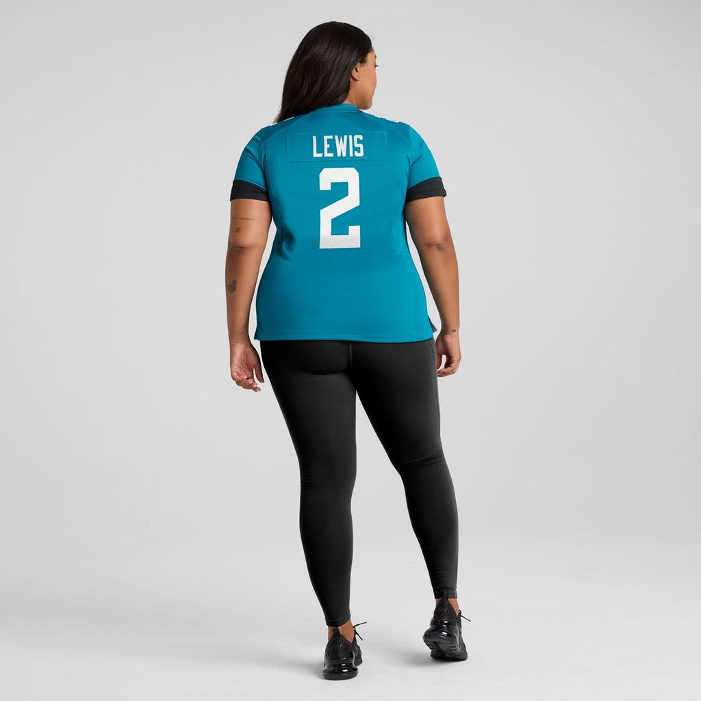Women's Nike Jacksonville Jaguars Jourdan Lewis Teal Team Game NFL Jersey