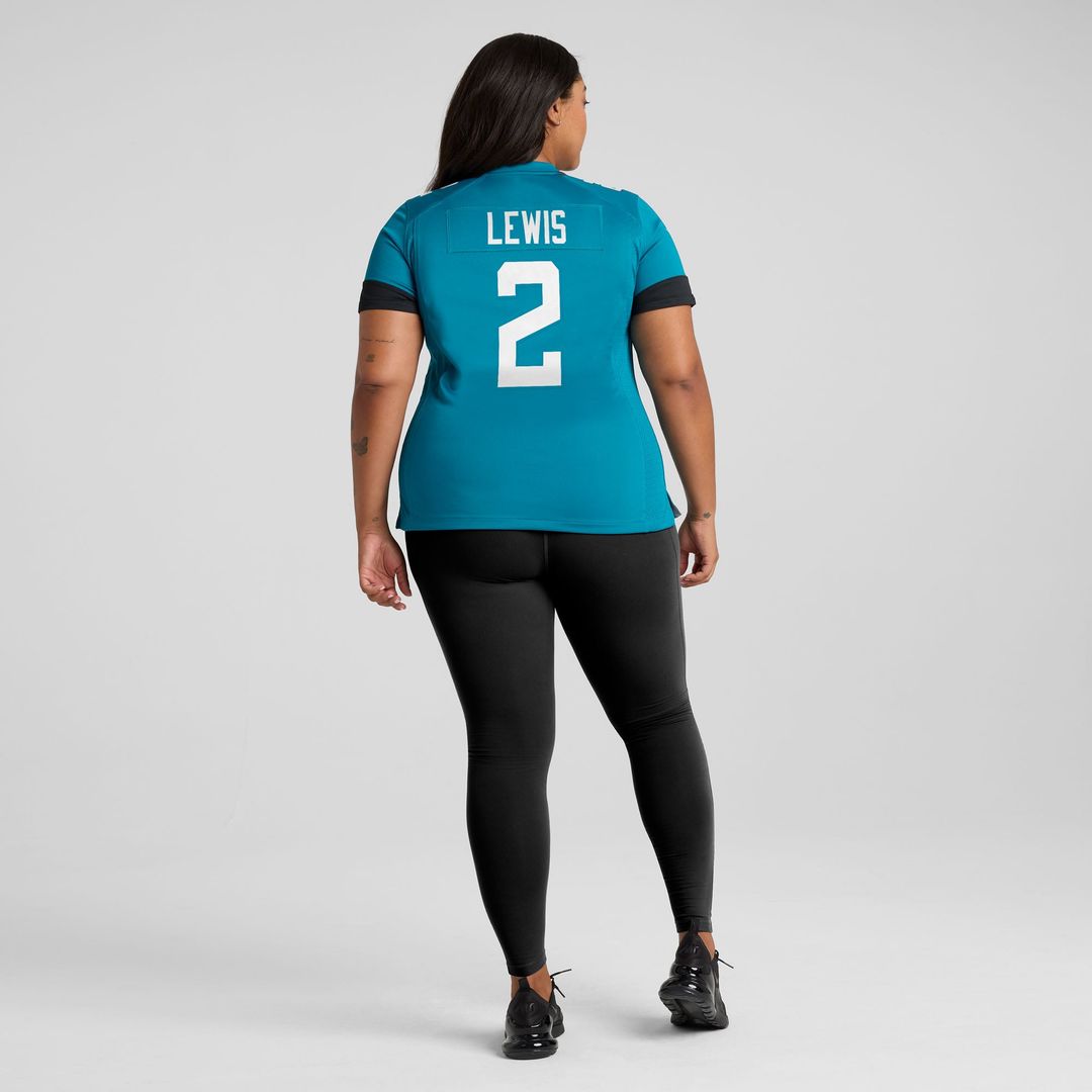 Women's Nike Jacksonville Jaguars Jourdan Lewis Teal Team Game NFL Jersey