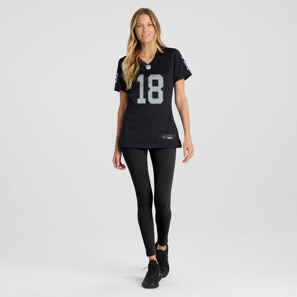 Women's Nike Las Vegas Raiders Jack Jones Black Game NFL Jersey