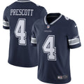 Men's Nike Dallas Cowboys Dak Prescott Navy Vapor Limited Player NFL Jersey