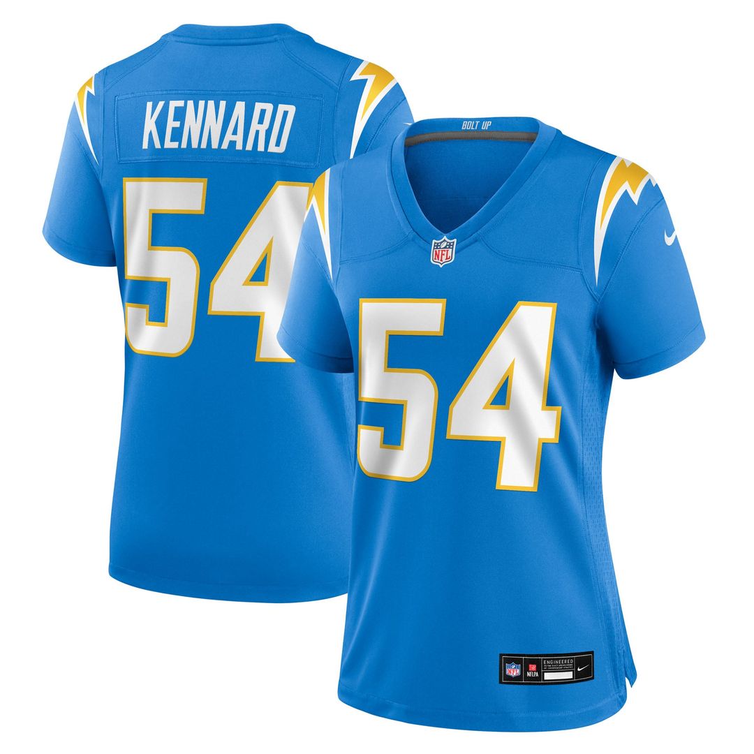 Women's Nike Los Angeles Chargers Kyle Kennard Powder Blue Team Game NFL Jersey