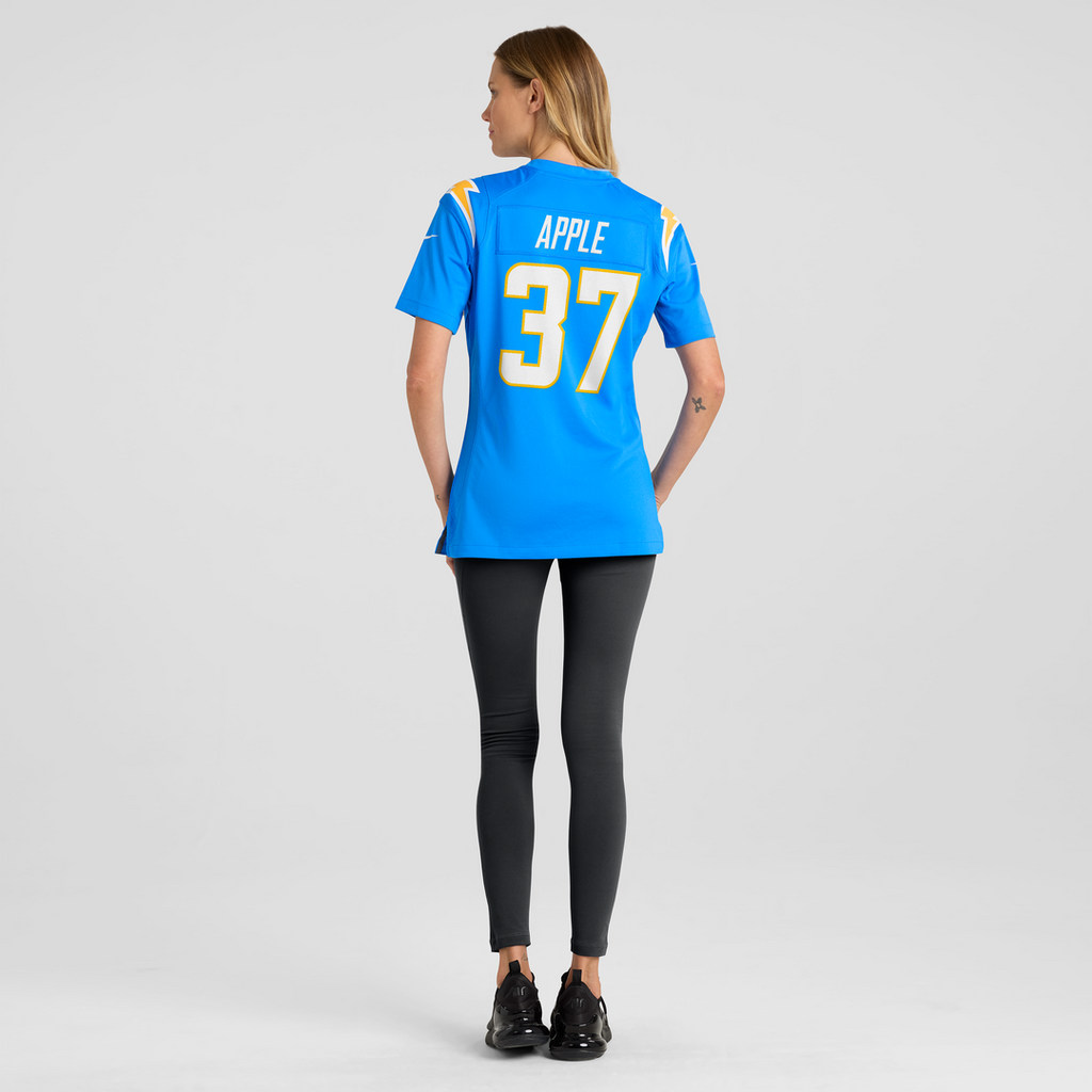 Women's Nike Los Angeles Chargers Isas Waxter Powder Blue Team Game NFL Jersey