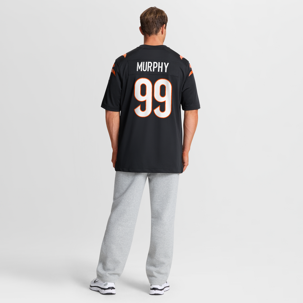 Men's Nike Cincinnati Bengals Myles Murphy Black Game NFL Jersey