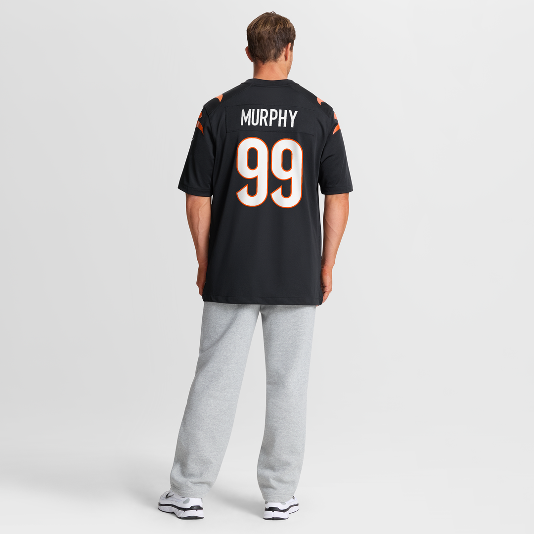 Men's Nike Cincinnati Bengals Myles Murphy Black Game NFL Jersey