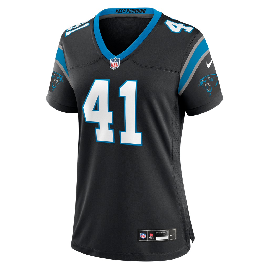 Women's Nike Carolina Panthers Jacoby Windmon Black Team Game NFL Jersey