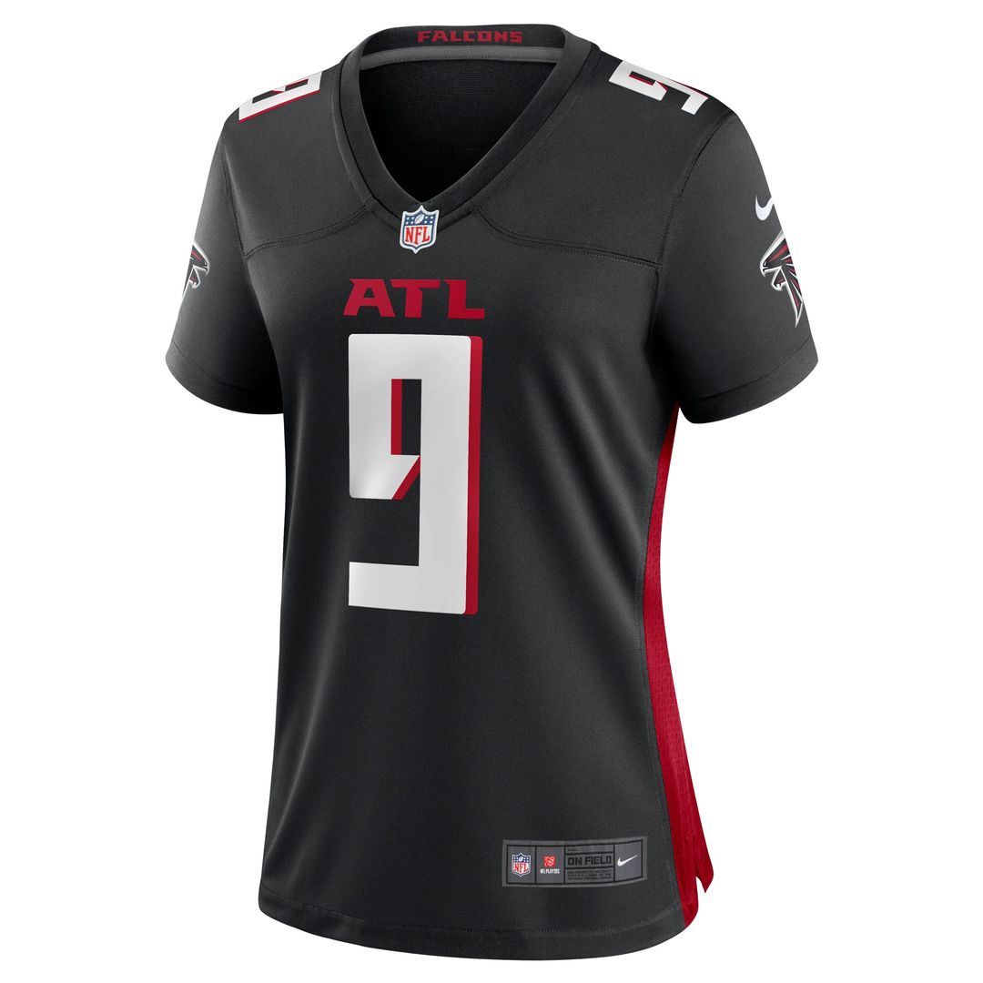 Women's Nike Atlanta Falcons Michael Penix Jr. Black Game NFL Jersey