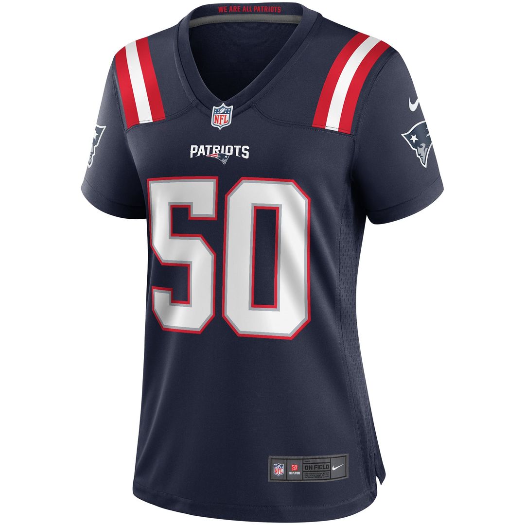 Women's Nike New England Patriots Mike Vrabel Navy Game Retired Player NFL Jersey