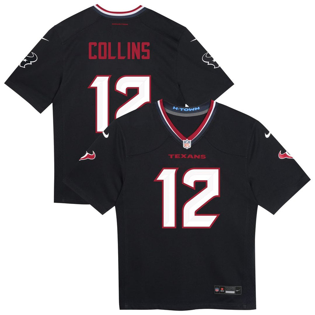 Preschool Nike Houston Texans Nico Collins Navy Team Player Game NFL Jersey