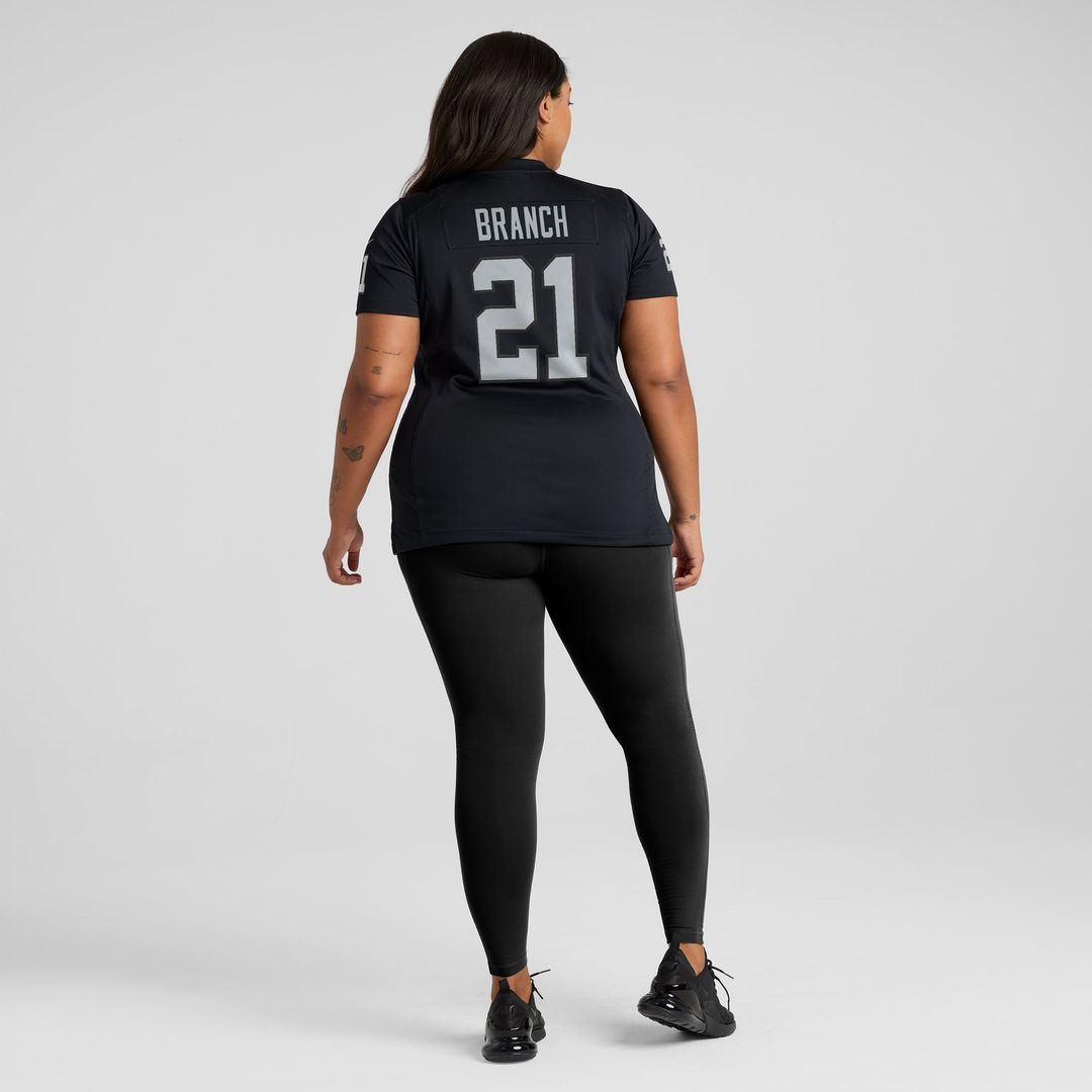 Women's Nike Las Vegas Raiders Cliff Branch Black Retired Player Game NFL Jersey