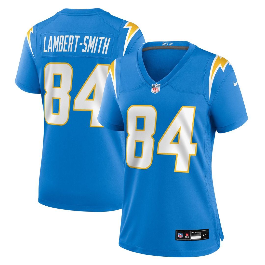 Women's Nike Los Angeles Chargers KeAndre Lambert-Smith Powder Blue Team Game NFL Jersey