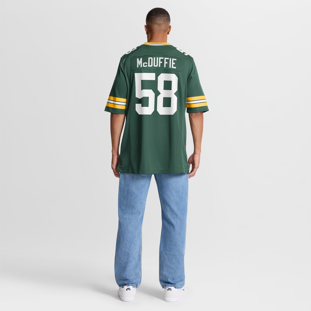 Men's Nike Green Bay Packers Isaiah McDuffie Green Game NFL Jersey