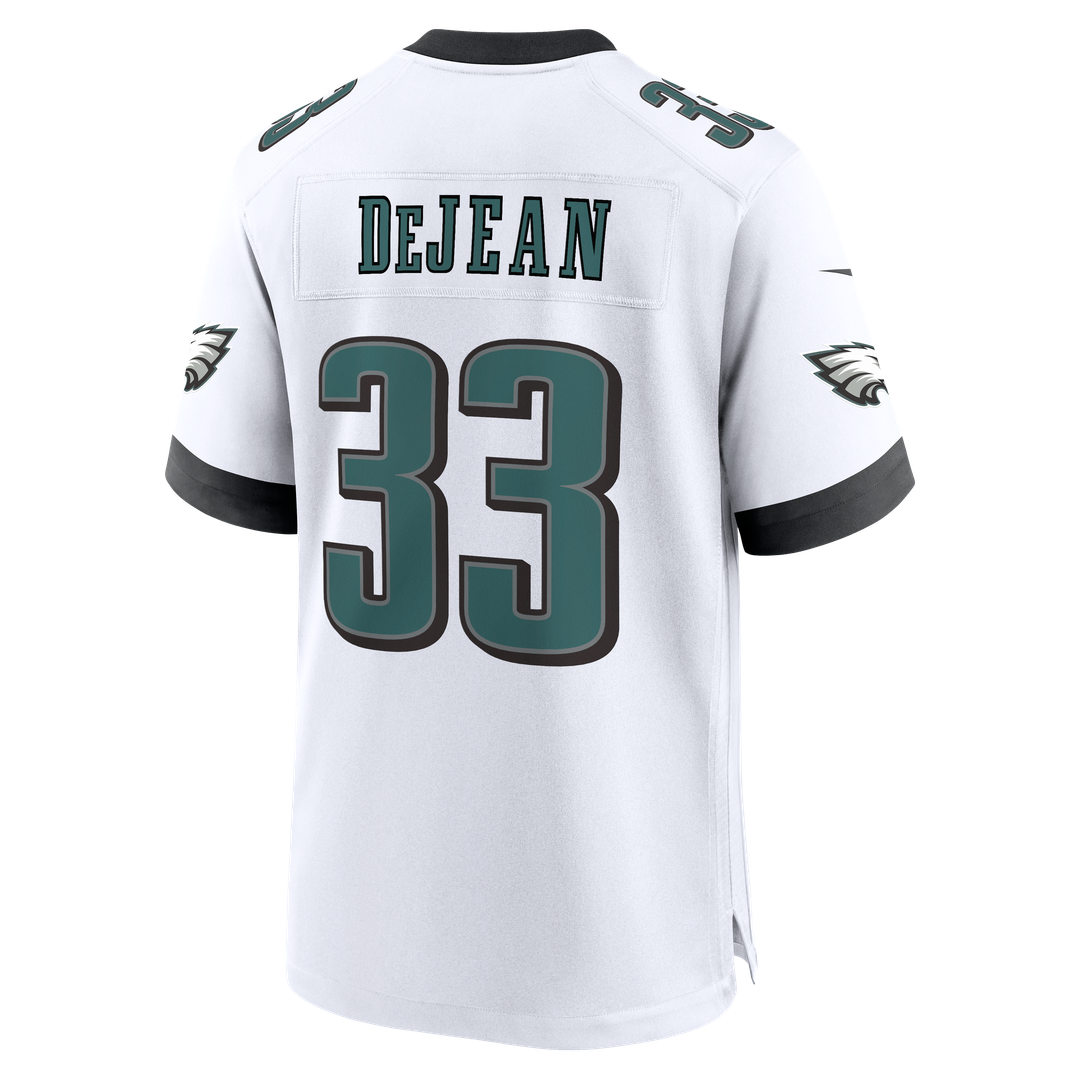 Men's Nike Philadelphia Eagles Cooper DeJean White Game NFL Jersey