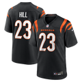 Men's Nike Cincinnati Bengals Daxton Hill Black Player Game NFL Jersey