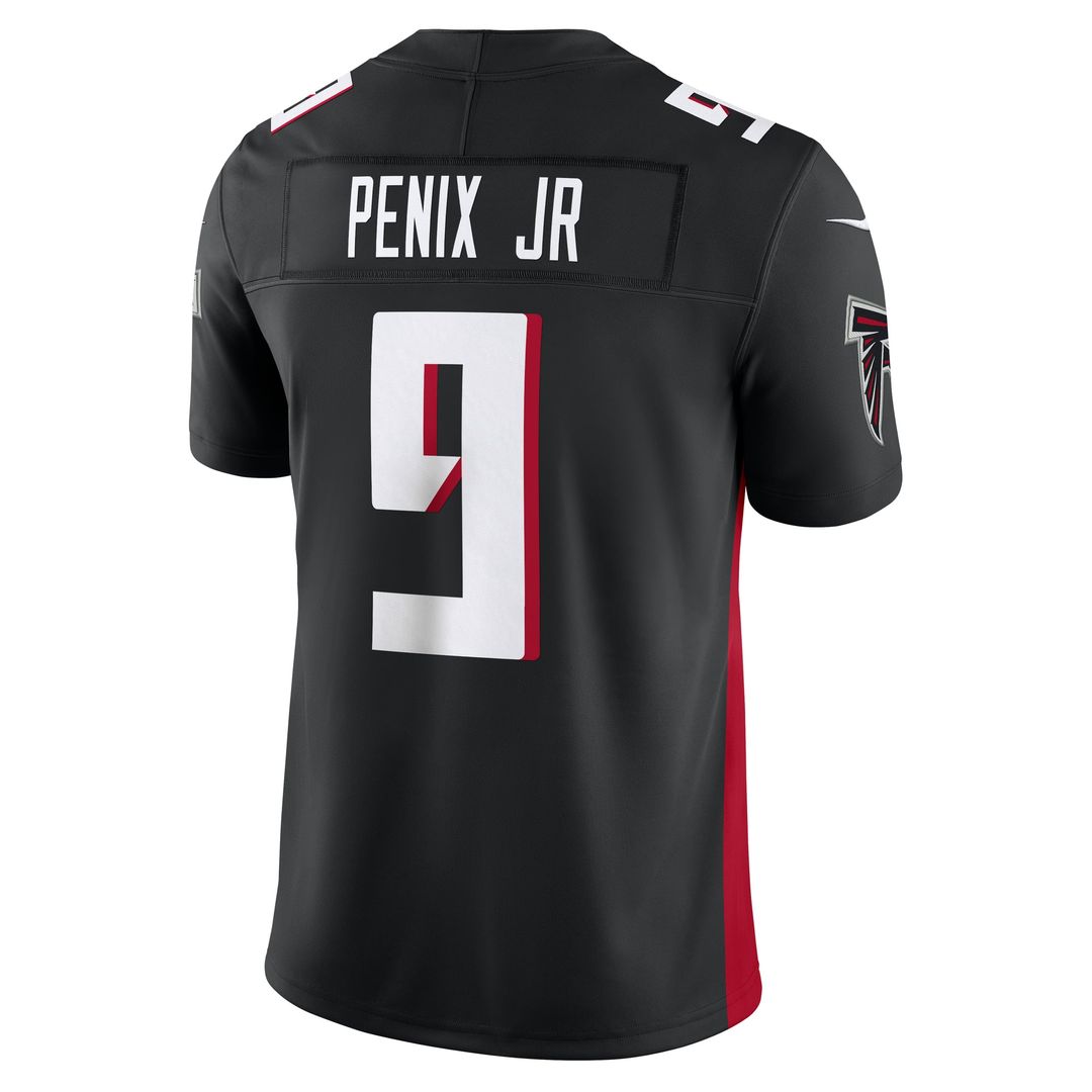 Men's Nike Atlanta Falcons Michael Penix Jr. Black Vapor F.U.S.E. Limited NFL Jersey