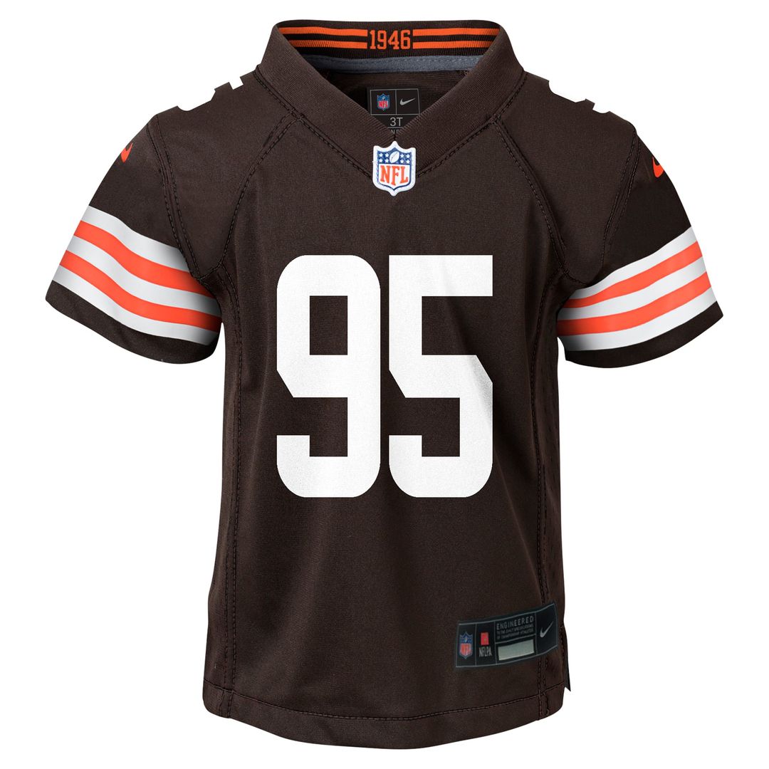 Toddler Nike Cleveland Browns Myles Garrett Brown Game NFL Jersey