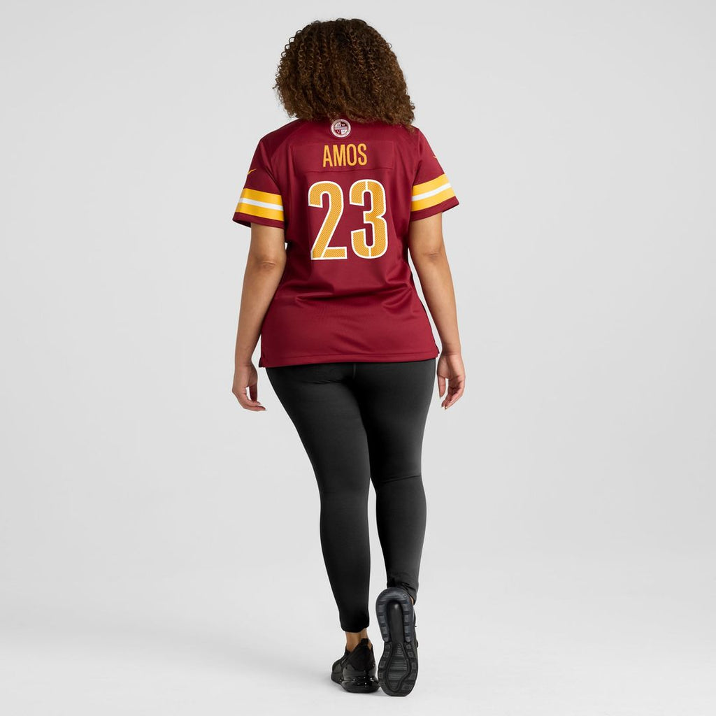 Women's Nike Washington Commanders Trey Amos Burgundy Team Game NFL Jersey