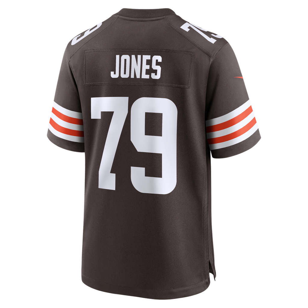 Men's Nike Cleveland Browns Dawand Jones Brown Team Game NFL Jersey