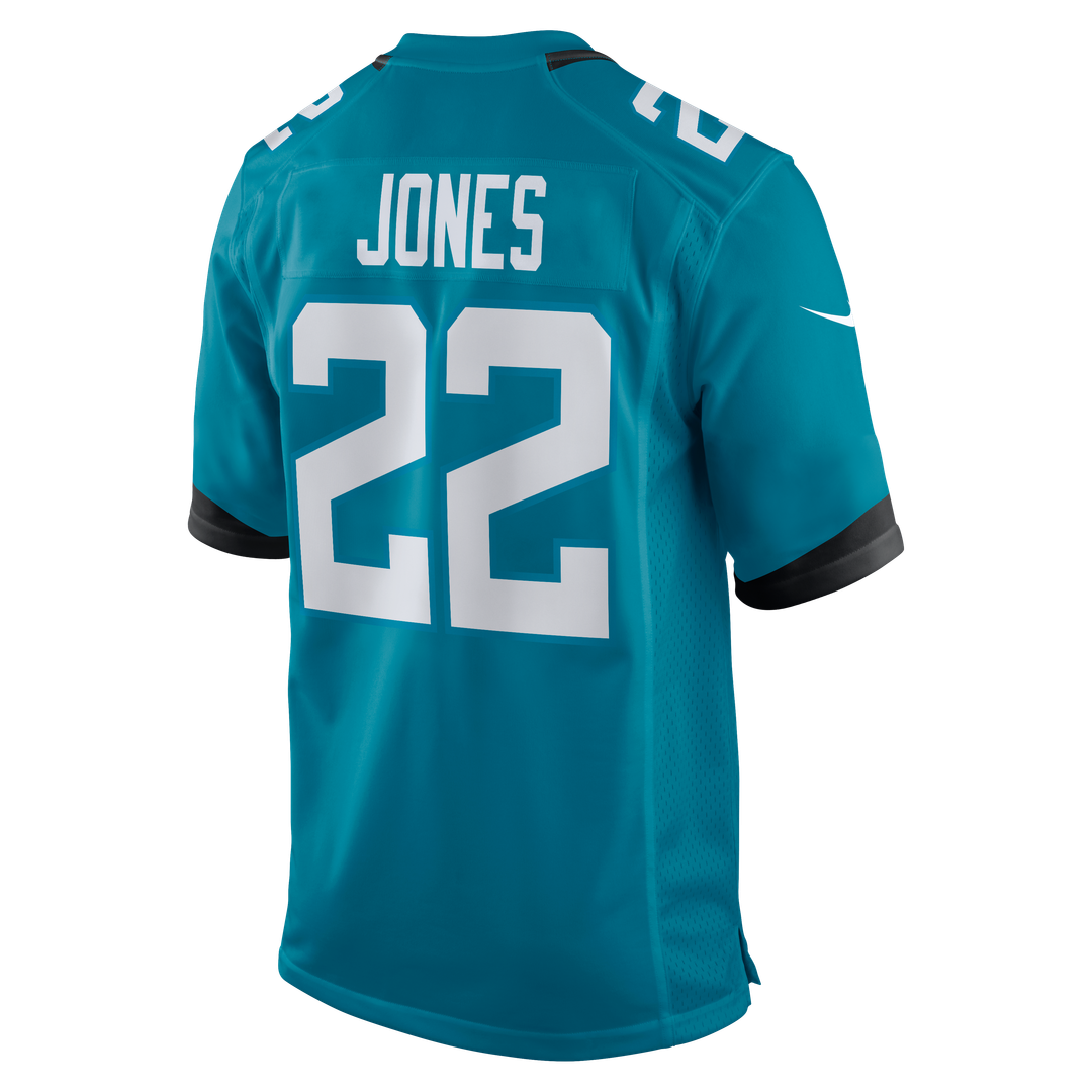 Men's Nike Jacksonville Jaguars Jarrian Jones Teal Team Game NFL Jersey