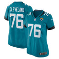 Women's Nike Jacksonville Jaguars Ezra Cleveland Teal Game NFL Jersey