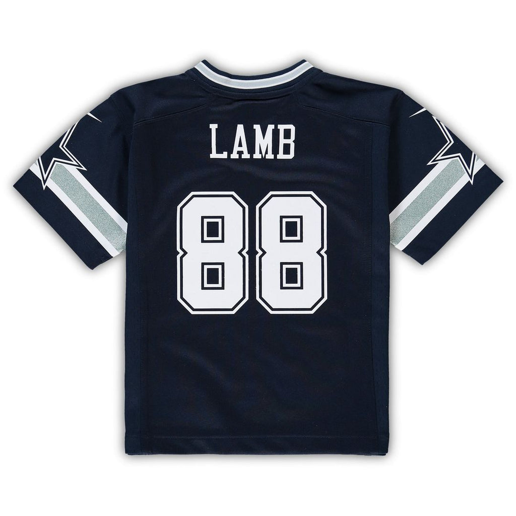 Preschool Nike Dallas Cowboys CeeDee Lamb Navy Game NFL Jersey