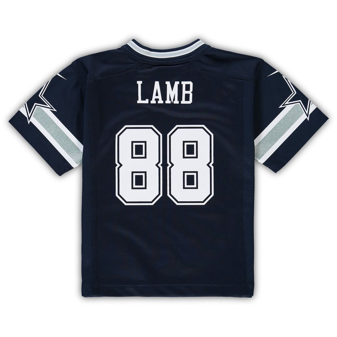 Preschool Nike Dallas Cowboys CeeDee Lamb Navy Game NFL Jersey