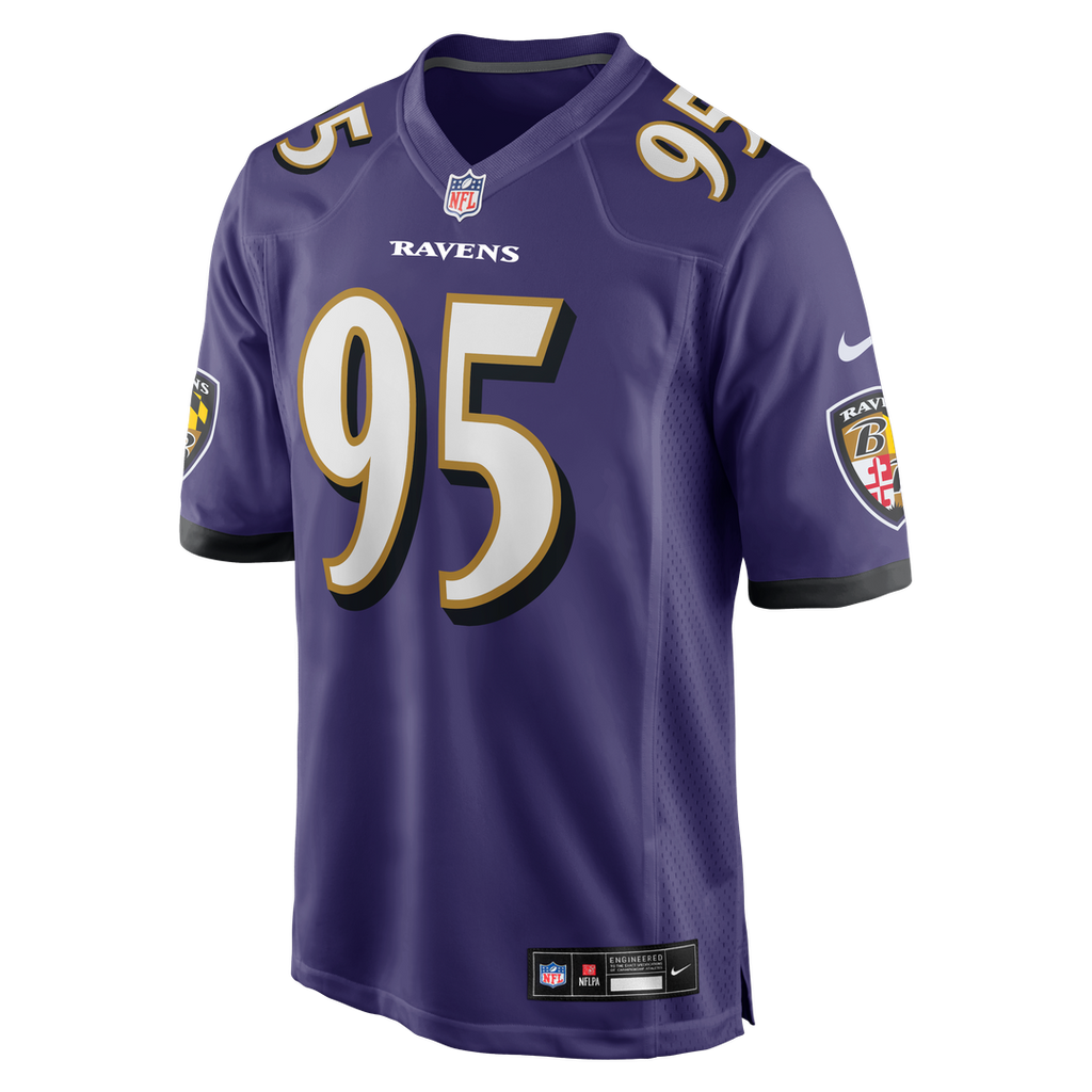 Men's Nike Baltimore Ravens Tavius Robinson Purple Team Game NFL Jersey