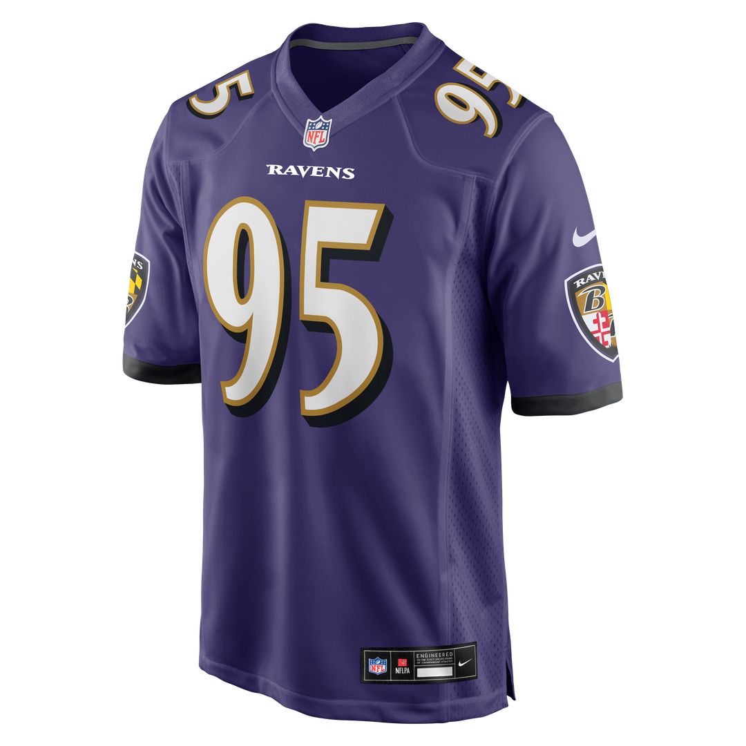 Men's Nike Baltimore Ravens Tavius Robinson Purple Team Game NFL Jersey
