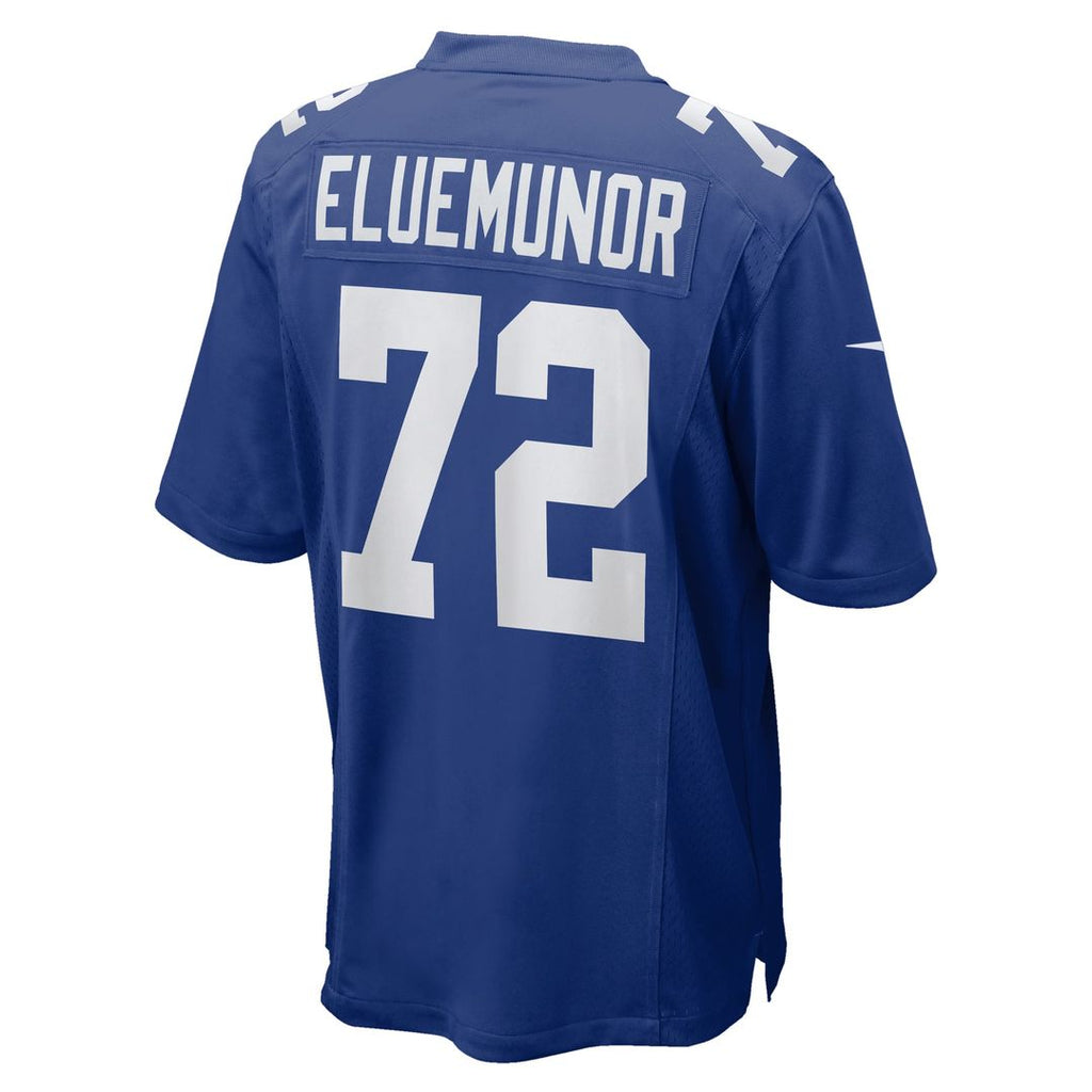 Men's Nike New York Giants Jermaine Eluemunor Royal Team Game NFL Jersey