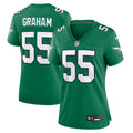 Women's Nike Philadelphia Eagles Brandon Graham Kelly Green Alternate Game NFL Jersey