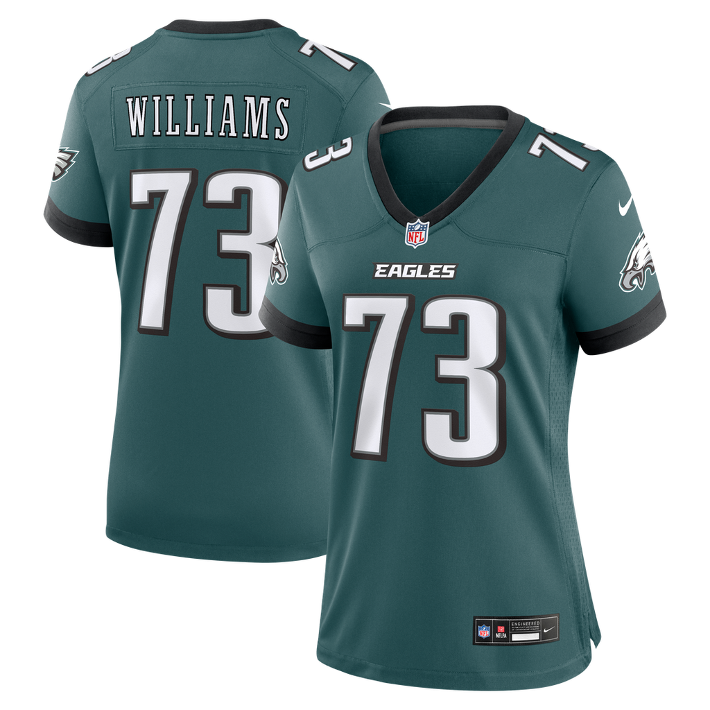 Women's Nike Philadelphia Eagles Cameron Williams Midnight Green Team Game NFL Jersey