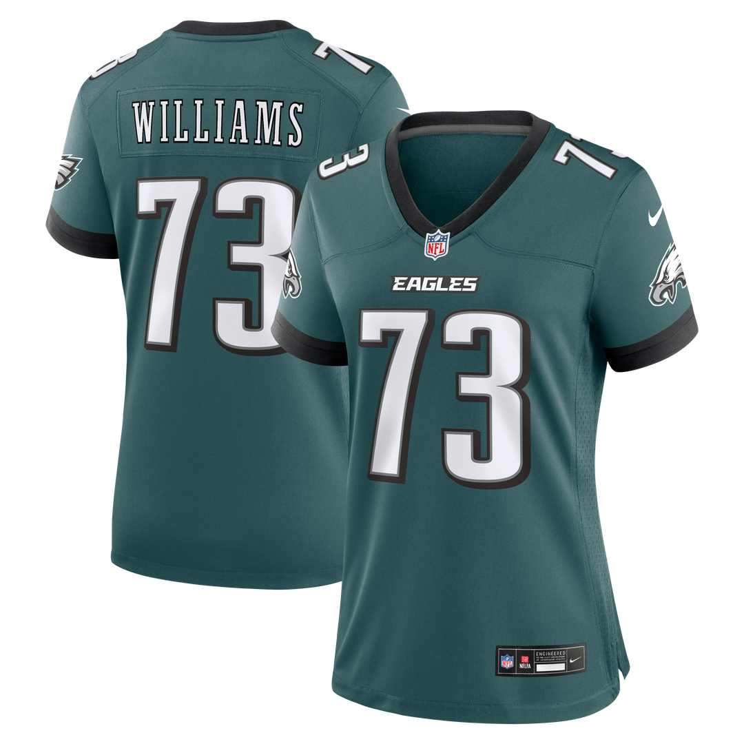 Women's Nike Philadelphia Eagles Cameron Williams Midnight Green Team Game NFL Jersey