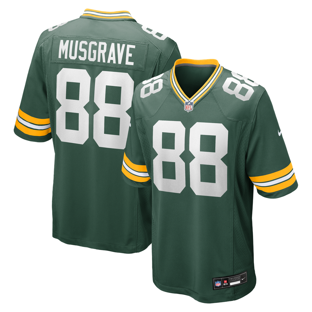 Men's Nike Green Bay Packers Luke Musgrave Green Game NFL Jersey
