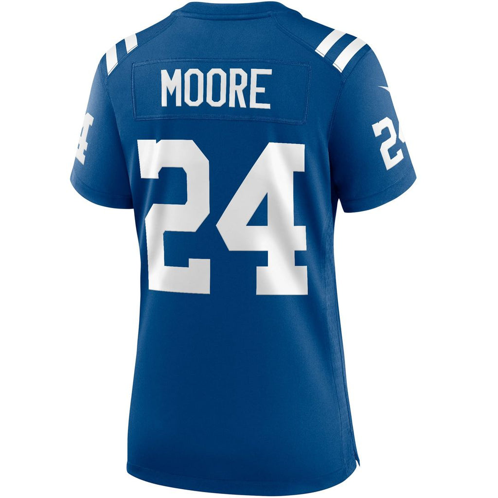 Women's Nike Indianapolis Colts Lenny Moore Royal Game Retired Player NFL Jersey