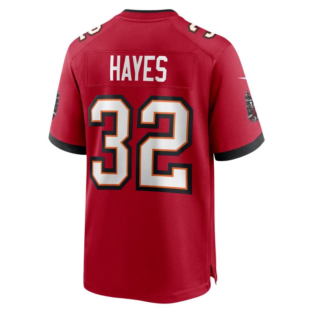 Men's Nike Tampa Bay Buccaneers Josh Hayes Red Game NFL Jersey