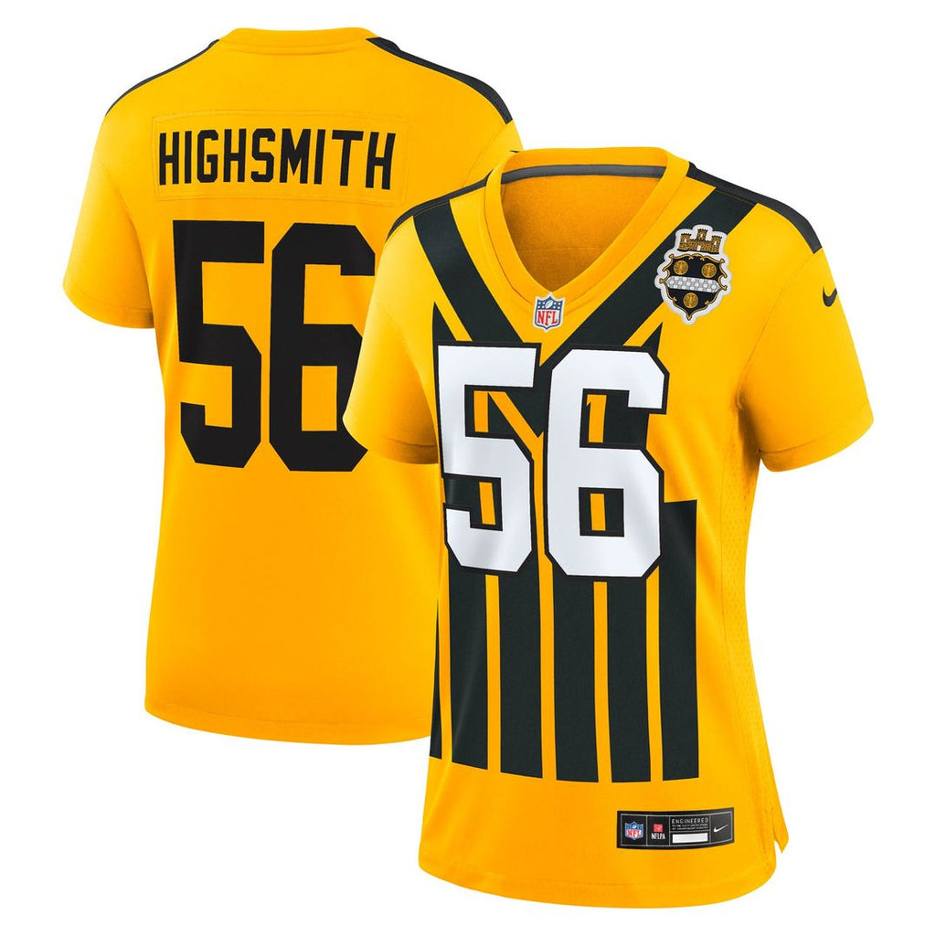 Women's Nike Pittsburgh Steelers Alex Highsmith Gold Alternate Game NFL Jersey