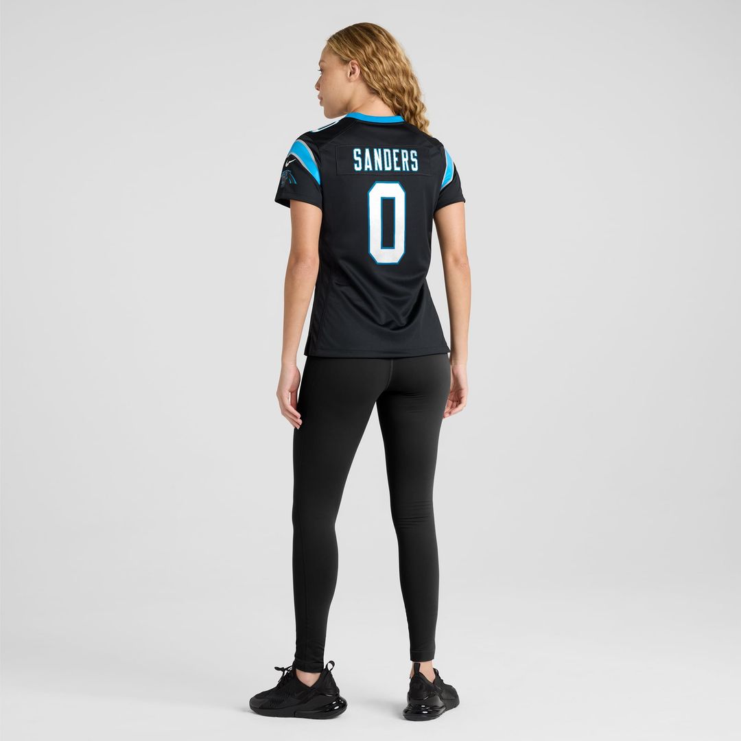 Women's Nike Carolina Panthers Ja'Tavion Sanders Black Game NFL Jersey